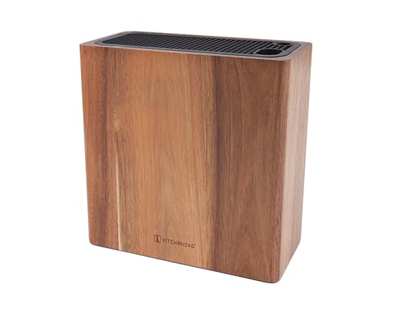 Acacia Wood Universal Knife Block