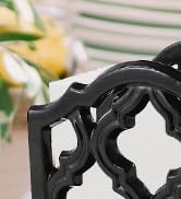 Vintage Metal Napkin Holder Cast Iron Napkin Holder Organizer for Kitchen Restaurant Home Décor, Red