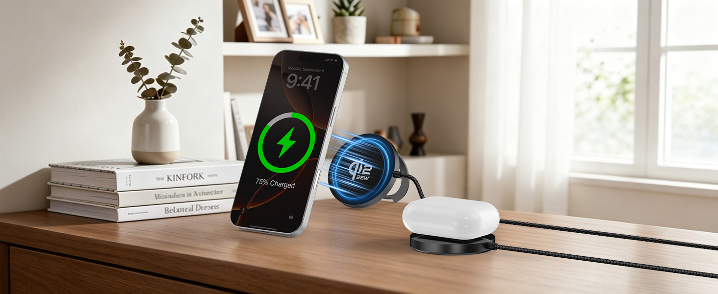 25W Magnetic Wireless Charger