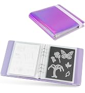 UNIMEIX 12 Pack Magnetic Sheets for Dies Storage with 12 Pocket Folder, Storage Stamp and Die Sto...