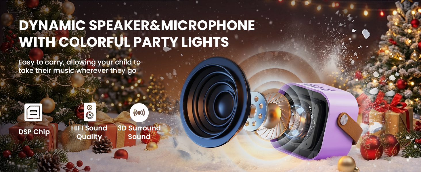 mini karaoke machine