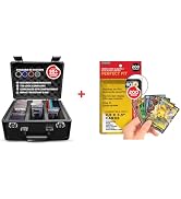 EVORETRO Premium Graded Card Storage Box – Impact-Resistant, TSA Lock, GPS Compartment – Holds 90...