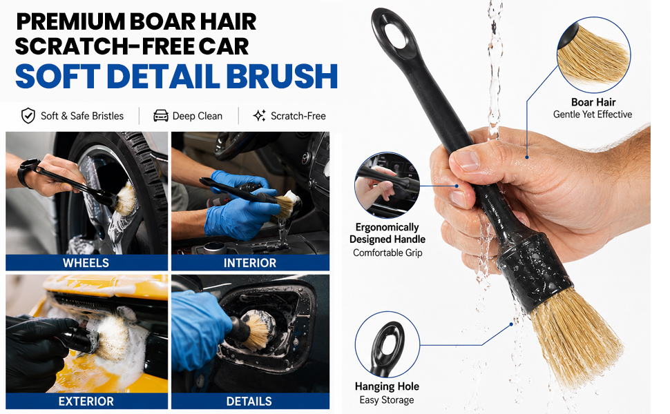 Scratch-Free Car Detailing Brush