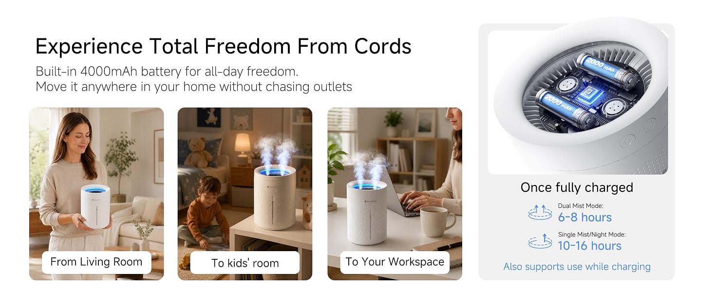 cordless humidifier