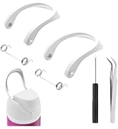 JTJEI 2pcs Handles for Owala FreeSip 24oz 32oz, Water Bottle Cap Carry Loop Handle, Replacement P...