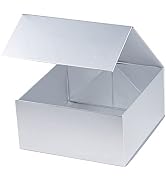 RUSPEPA Medium Birthday Gift Box with Lids, Magnetic Gift Box, Collapsible Gift Box - 1 Pcs, 8x8x...