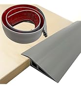 BEIEBIJOB Floor Transition Strip Door Threshold 39 inch, 1/2'' ~ 3/5'' Threshold Ramps, Self-Adhe...