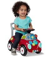 Toddler Car Ride On, Toddler Toys for Ages 1-3, Baby Toys, Radio Flyer Busy Buggy, Red, Sit to St...
