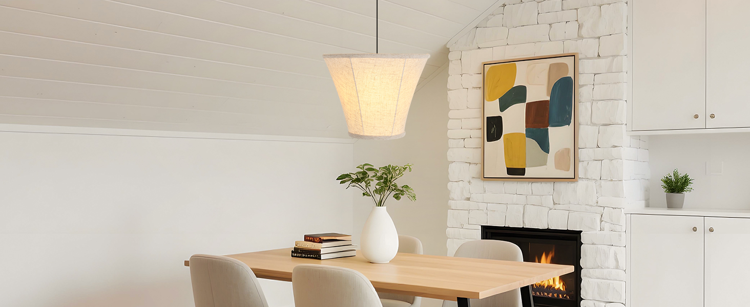 Lamp Shade Set with 2 Lamp Harps – 2-Pack