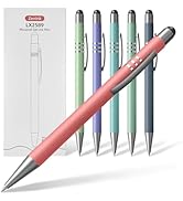 ZenInk Morandi Retractable Gel Pens, 6 Pack Aesthetic Colored Gel Pens, 0.5mm Fine Point Quick Dr...