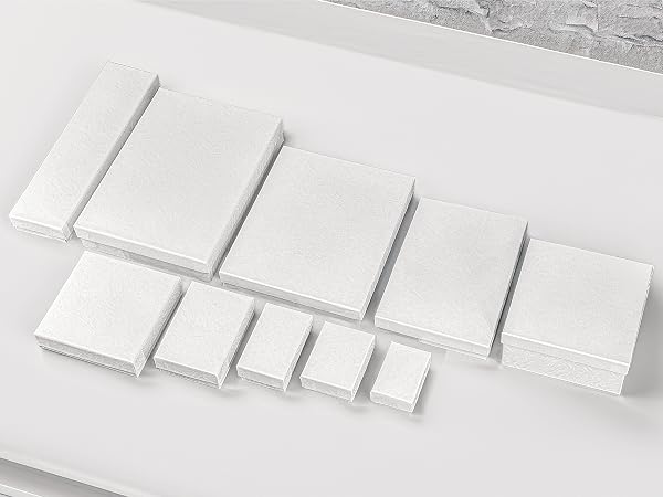 the display guys cotton insert filled kraft paper jewelry gift box case mailing shipping package