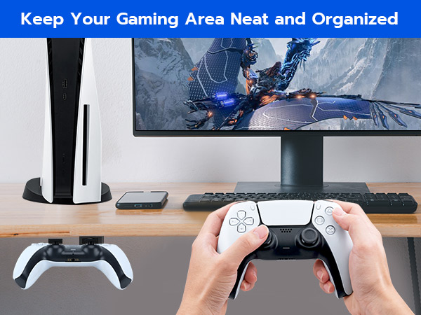 Keep your gaming area neat and organized