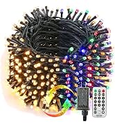BrizLabs Color Changing Christmas Lights, 262ft 800 LED Christmas String Lights with 11 Modes, Wa...