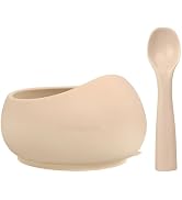 Mombella Silicone Suction Bowls for Baby 6 Months Up, Durable Baby Food Bowls and Spoons Feeding ...