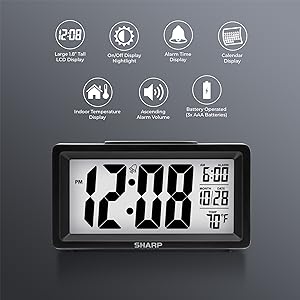 alarm clocks for bedroom bedside table nightstand