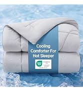Bedsure Cooling Comforter King Size - Cooling Blankets for Hot Sleepers, Lightweight Comforter fo...
