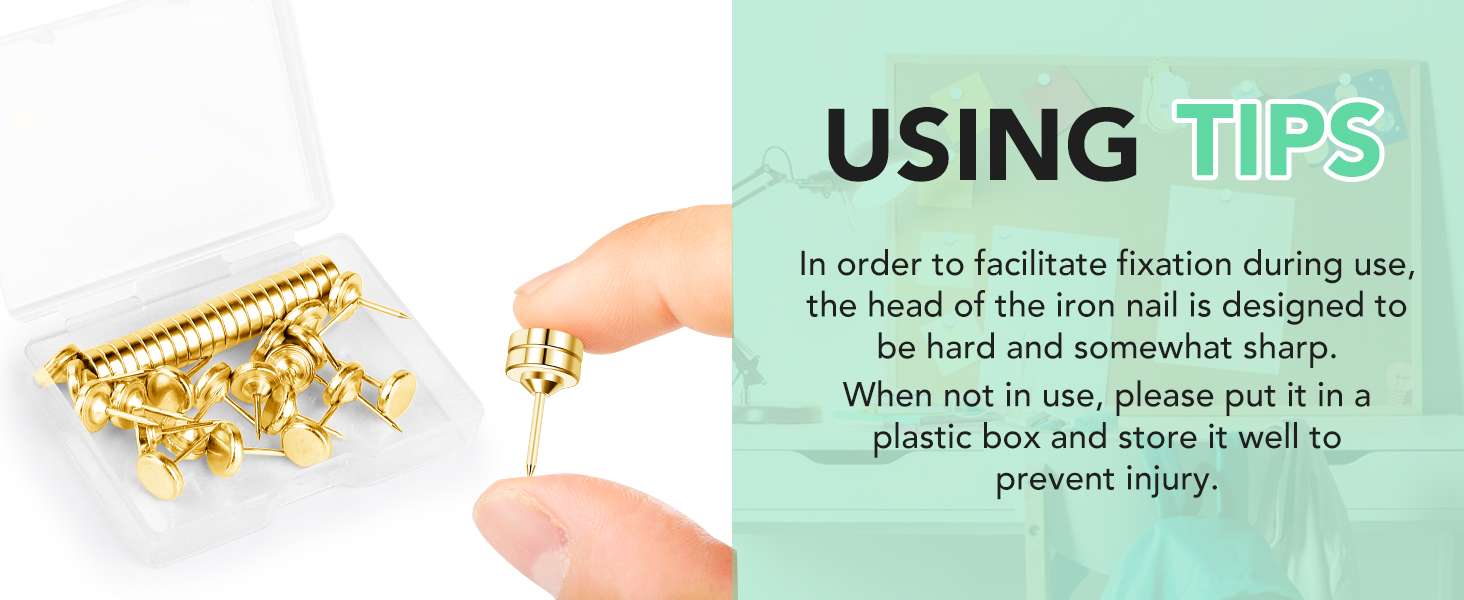 magnetic pushpin