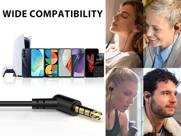wired earbuds 3.5mm jack
