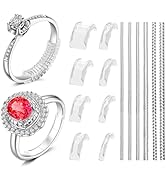 Coopache Ring Sizer Adjuster for Loose Rings, 14 Pack 14 Sizes Ring Guards, Spacers & Tighteners,...