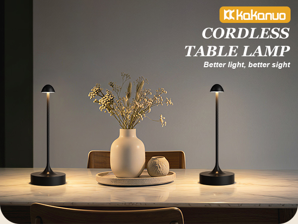 rechargeable table lamp
