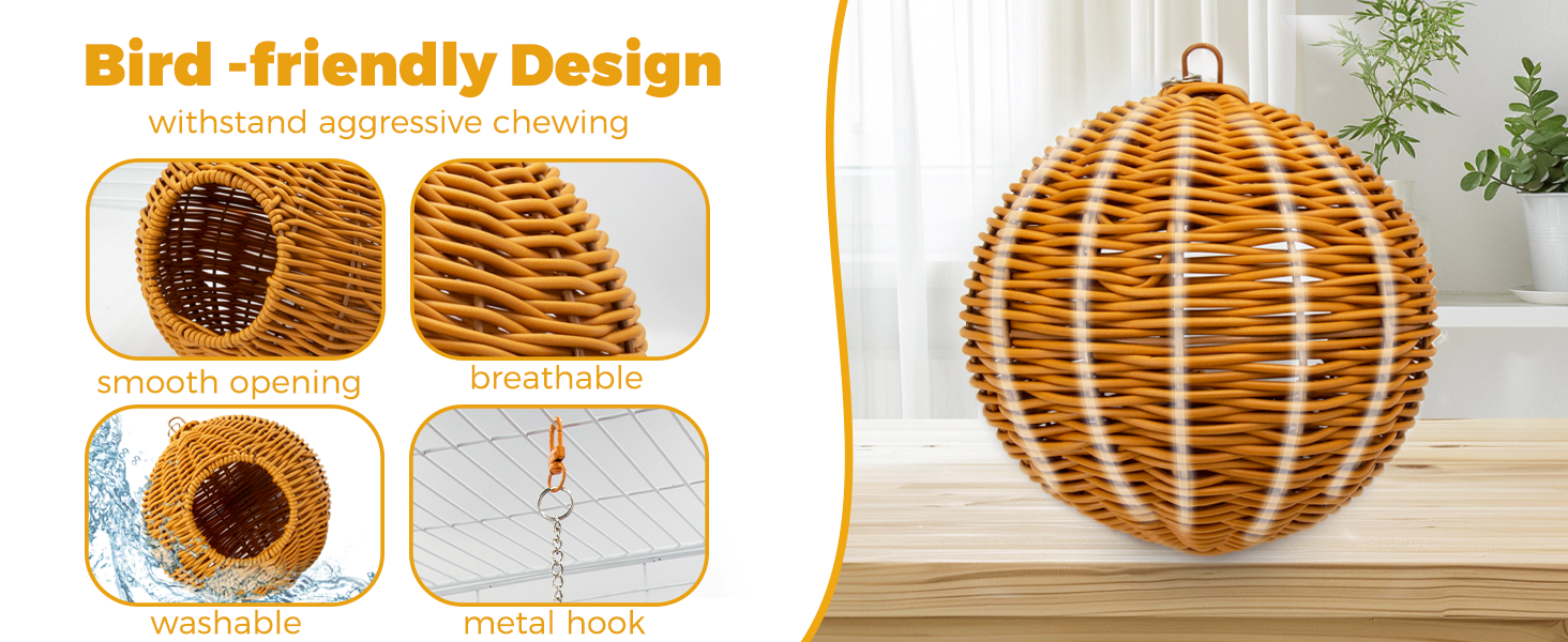 Small Bird Bed Hammock Hideout Lay Eggs