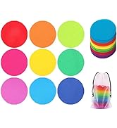 WELSTIK Spot Markers Carpet Markers for Classroom, 4" Rug Circles Marker Dots for Preschool, Kind...