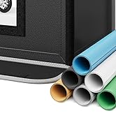 RALENO 16"x12" Photo Light Box Photography, 24W Foldable Photo Studio Light Box, Dimmable Shootin...