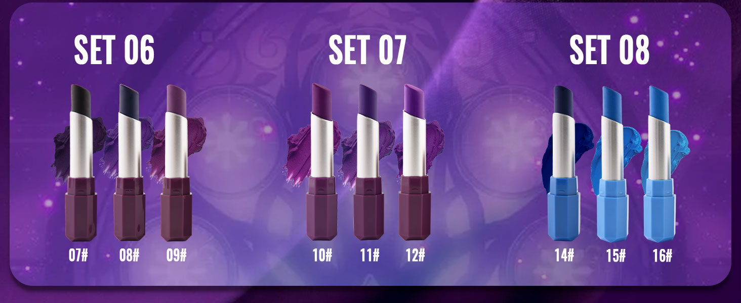 HHLTOH 3Pcs Matte Lipsticks for Women