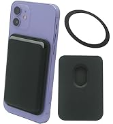 Meroqeel Magnetic Phone Leather Wallet Card Holder for Phone - Midnight Green