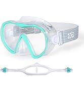 Scuba Diving Mask for Adults - Anti-Fog Swim Mask Wide View Swimming Goggles with Nose Cover Prof...