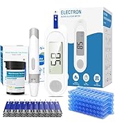 Blood Glucose Monitor Kit, High Accuracy Blood Sugar Test Kit with 50 Test Strips & 50 Lancets, P...
