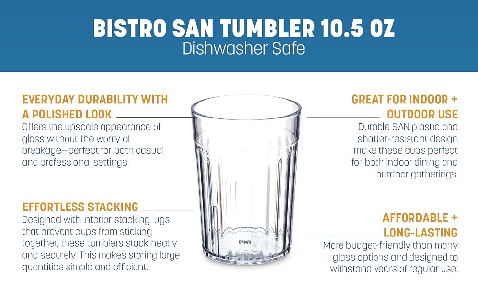 CFS 111007 10.5oz Tumbler