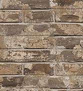 Brown Brick Wallpaper Peel and Stick