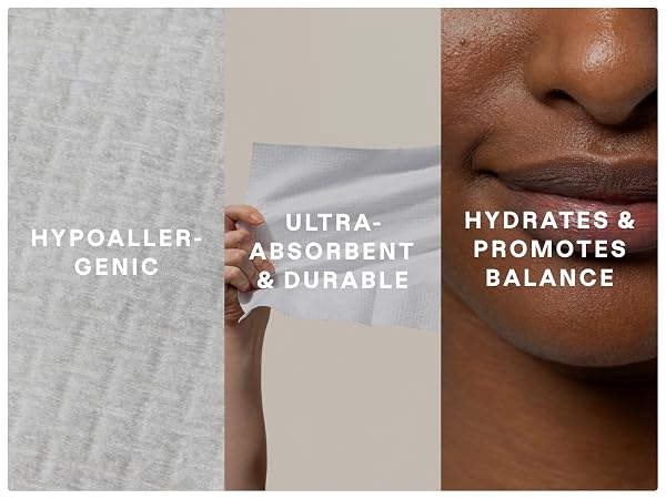 Hypoallergenic, Ultra Absorbent, Gentle for All Skin Types