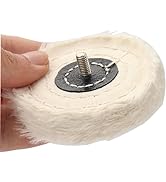NuoDunco Mini Belt Grinder Fine Cloth Buffing Wheel 1 Pack