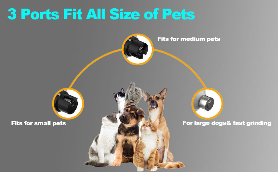 2026 New Ultra Quiet Dog Nail Grinder