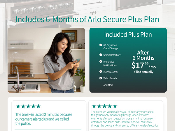 Arlo Essential Indoor Pan Tilt Camera 2K