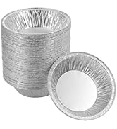 Waytiffer (50 Pack Pie Pans 5 inch,Mini Pie Tins HEAVY-DUTY Disposable Aluminum Foil Tart,pie Pan...