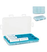 9 Slots CR123A Battery Case, CR123 Battery Holder CR17345 / 16340 Battery Storage, Shockproof & W...