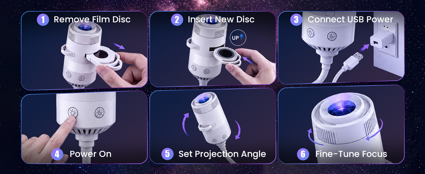 hd star projector
