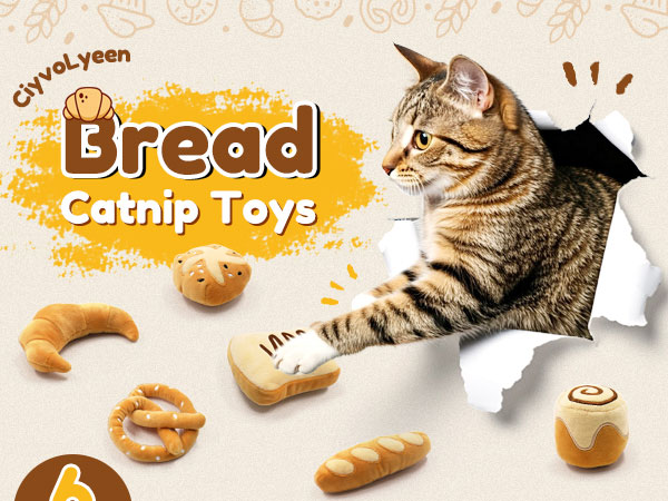Bread Catnip Toys