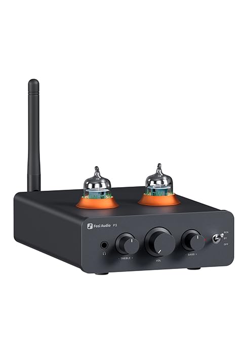Fosi Audio P3 Tube Preamp Headphone Amplifier Home Audio Preamplifier