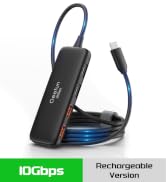 Qeefun 10Gbps USB C Hub, 3.2 USB Hub with 2 USB-C and 2 USB-A, USB 3.2 GEN 2 Splitter with 100W P...