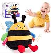 hahaland Baby Toy for 6 + 12 18 Months – Crawling Musical Dancing Bouncing Learning Bee Plush, In...
