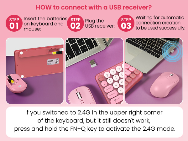 wireless keyboard and mouse combo