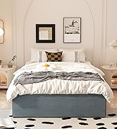 bed frame with cover