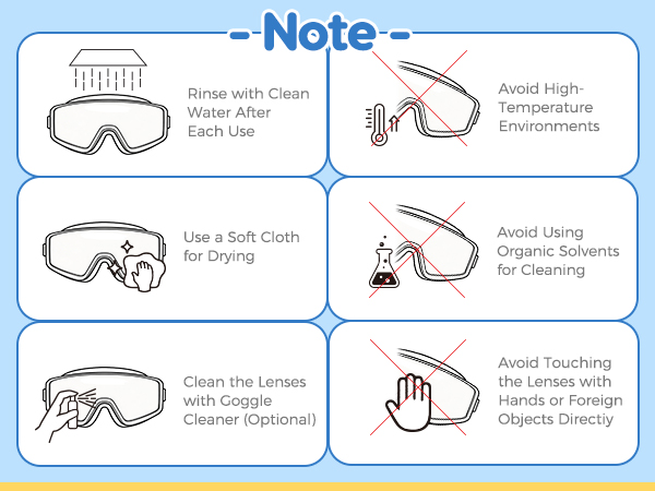 Child Swim Goggles Kids pls Note