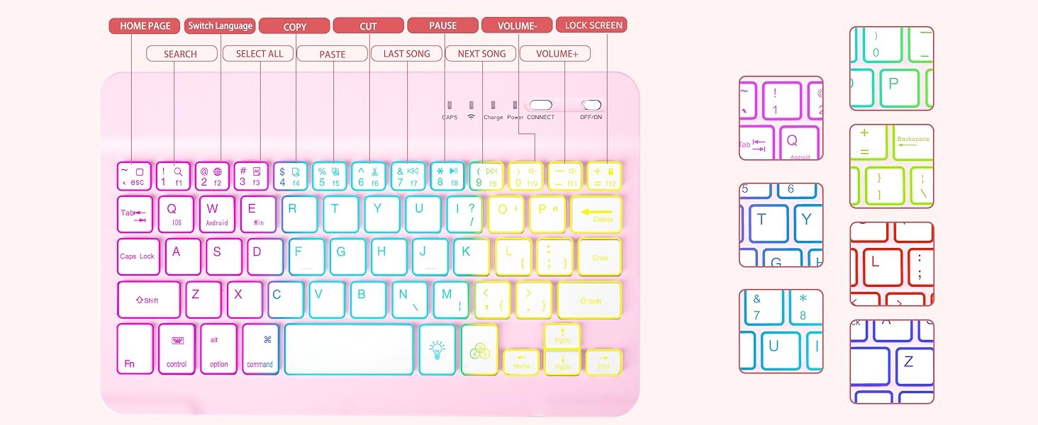 iPad mini keyboard case with mouse