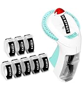 EazeID Embossing Label Maker with 8 Rolls Tape, Retro Embossed Label Maker Printer, Portable Embo...