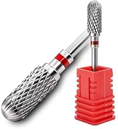 FATUXZ 3/32" Carbide Nail Drill Bits,Gel Polish Remover Drills Bit,Cuticle Clean Nail Drills Bit,...